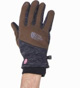 تصویر دستکش پلار نورث فیس با قابلیت تاچ سر انگشتان، ویند استاپر Polar North Face gloves with finger tips, wind stopper