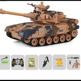 تصویر تانک جنگی کنترلی تیرانداز حرفه ای مدل Tanks' Battle of Blitz 