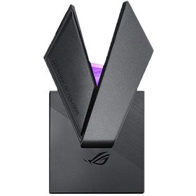 تصویر پایه هدست گیمینگ بی سیم Asus ROG Throne Qi (دست دوم) 