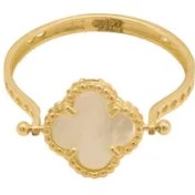 تصویر انگشتر ونکلیف سنگ صدف 53 