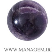 تصویر گوی سنگ آمیتیست پر رنگ (کدA202) 