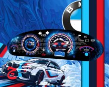 تصویر ورق کیلومتر طرح thunder bmw برای پژو 405 / سمند / پژو پارس قدیم 