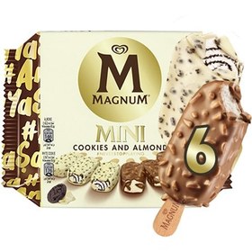 تصویر بستنی مگنوم مینی کوکی و بادام - Magnum 