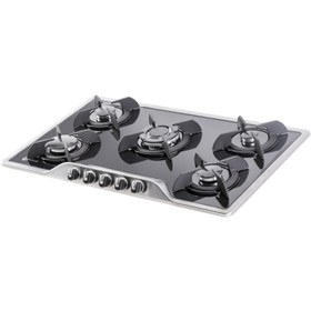 تصویر اجاق گاز شیشه ای ۵ شعله درسا مدل بینا DG2301-5M Dorsa Glass Hob Model Bina