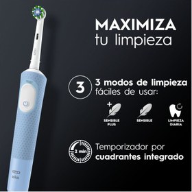 تصویر مسواک برقی اورال بی ویتالیتی پرو OralB Vitality PRO بهمراه سه یدک پرو کراس اکشن و خمیردندان اورال بی 