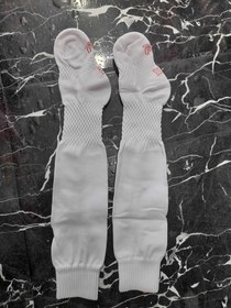 تصویر جوراب بچگانه فوتبال سفید 