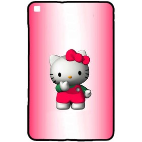 تصویر کاور طرح دار تبلت سامسونگ Galaxy Tab A7 T505 طرح Hello Kitty 