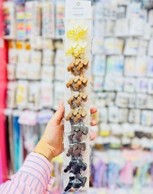 تصویر کلیپس مینی کارتی دوعددی - مشکی 