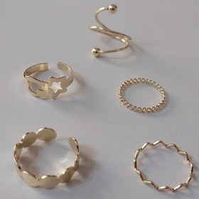 تصویر پک انگشتر سیلیفینی گلد dos