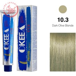 تصویر رنگ مو اکیا شماره 10.3 (Extra Light Olive Blonde) 100 میل 