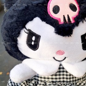 تصویر عروسک پولیشی کرومی مشکی سایز بزرگ 