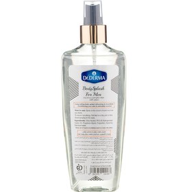 تصویر بادی اسپلش مردانه مدل سیلورسنت حجم 200 میل دکتر درما Dr Derm Silver scent Body Splash For Men 200 ml