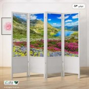 تصویر پاراوان چاپی طبیعت زیبا کد 5054 