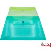 تصویر پوشه دکمه دار A5 برند پاپکو PAPCO کد B5-ClearT 