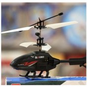 تصویر هلیکوپتر سنسوری پروازی شارژی اسباب بازی هلی کوپتر سنسوردار کنترلی هلی کوپتر شارژی پروازی همراه با کابل شارژر مناسب هدیه 