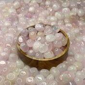 تصویر سنگ تامبل رز کوارتز 