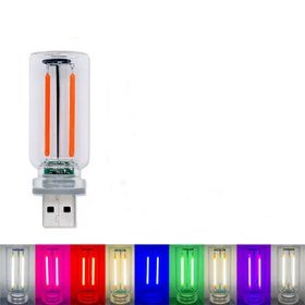 تصویر لامپ رتروی لمسی USB 