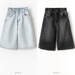 تصویر شلوار جین واید لگ ظریف بچگانه برند آکو 