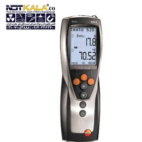 تصویر دماسنج و رطوبت سنج تستو TESTO 635 testo 635-1 635-2 Temperature and moisture meter