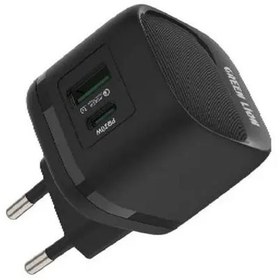 تصویر شارژر گرین لاین PD + QC با توان ۲۰ وات Green Lion PD20W+QC Wall Charger EU