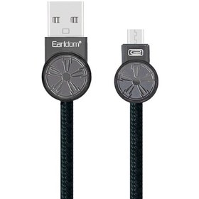 تصویر کابل تبدیل USB به microUSB ارلدام مدل EC-088M طول 1 متر 