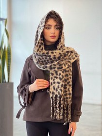 تصویر شال موهر پلنگی 