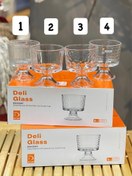 تصویر بستنی خوری ۶ تایی دلی مدل TB033 