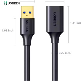 تصویر کابل افزایش طول یو اس بی UGREEN مدل 10373 