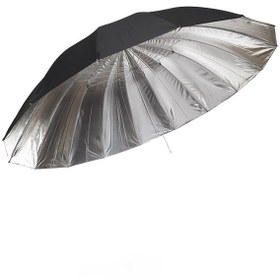 تصویر چتر عکاسی داخل نقره ای ۱۵۰ سانتیمتری 