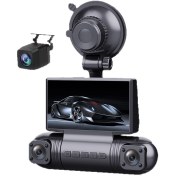 تصویر دوربین ثبت وقایع خودرو ۴ لنز ۲K وای فای 