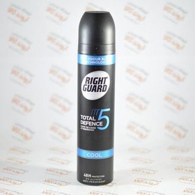 تصویر اسپری ضد تعریق مردانه رایت گارد Right Guard سری Total Defence 5 مدل Clean حجم 250 میل 