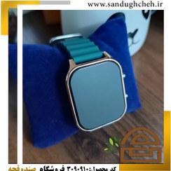 تصویر ساعت طرح اپل واچ بند اوشن سبز کد 3090910 