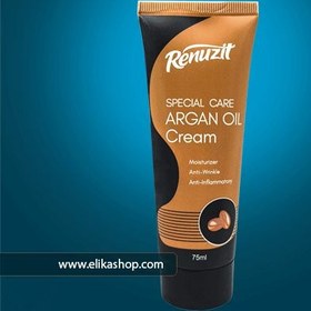 تصویر کرم مرطوب کننده حاوی روغن آرگان 75میل فانتزی رینوزیت Renuzit Argan Oil Cream 75ml