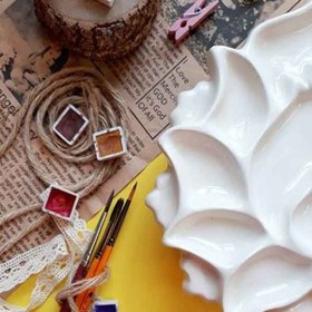 تصویر پالت سرامیکی گل عباسی 