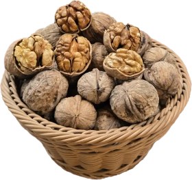 تصویر گردو پوست نیمه کاغذی محلی 