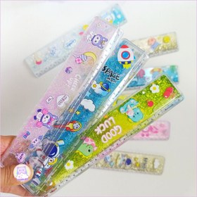 تصویر خط کش آکواریومی قهرمانان اونجرز یک عدد مطابق عکس با طرح رندومی