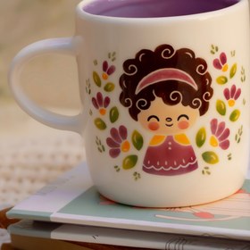 تصویر ماگ سرامیکی طرح هایدی۲ - نارنجی 