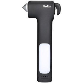 تصویر چکش شیشه شکن نجات چند کاره از شیائومی نکستول Nextool Ne0140 Multi Functional Rescure Hammer 