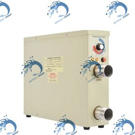 تصویر گرمکن برقی استخر و جکوزی کالمو مدل HS ظرفیت ۱۸ کیلو وات 