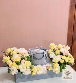 تصویر کادو تولد با گل تولد و کیک تا ۲ میلیون | کد: ZNB-SSU 