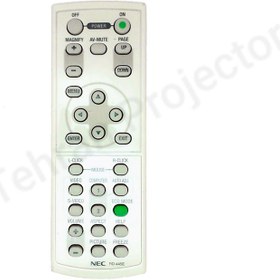 تصویر ریموت کنترل ویدئو پروژکتور ان ای سی کد 3 – NEC projector remote control 