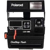 تصویر دوربین فلش یک مرحله ای پولاروید قدیمی Vintage Polaroid One Step Flash Camera