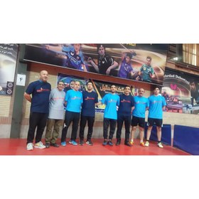 تصویر تیشرت تیم پینگ پنگ ابتکار استیل 