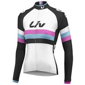 تصویر LIV RACE DAY Long Sleeve Jersey – white/black 