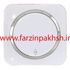 تصویر کلید و پریز دلند مدل آدا پلکسی سفید زه نقره ای Deland switches and sockets Ada White Silver Plexi