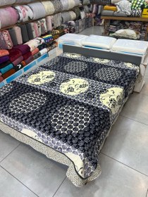 تصویر پتو ابریشمی دونفره جنس درجه یک برجسته برند ال قصر 