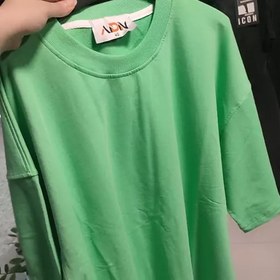 تصویر تیشرت مردانه ماکان مدل باکسی رنگ مشکی سایز L 