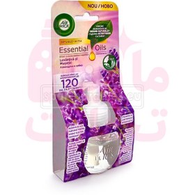 تصویر یدک دستگاه خوشبوکننده هوا برقی ایرویک مدل purple lavender meadow با رایحه لوندر حجم ۱۹میل AIR WICK purple lavender meadow satin Electric Air Freshener Refill 19 ml
