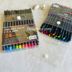 تصویر روان نویس نوک نمدی ۲۴ رنگ مدل Fineliner 
