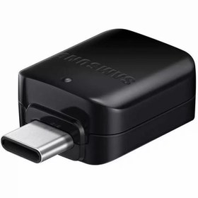 تصویر تبدیل OTG تایپ سی به یو اس بی Samsung اصل - مشکی Samsung USB Type-C to USB OTG Connector